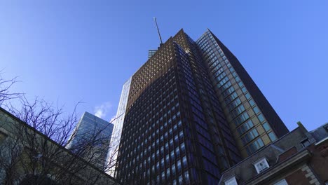 Unique-shot-of-buildings-in-central-London-from-low-perspective-cinematic-feel-smooth-motion-corporate-scenery