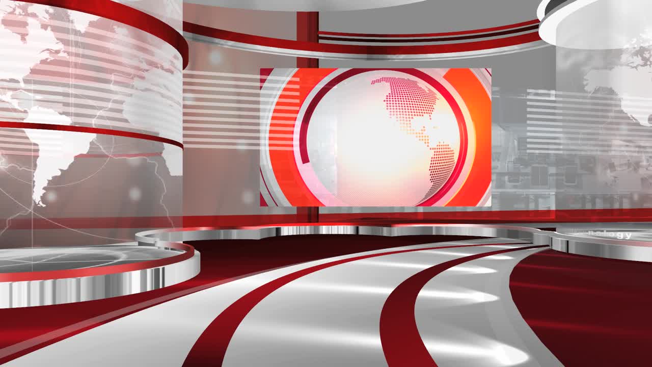 3D Virtual Studio Set Background