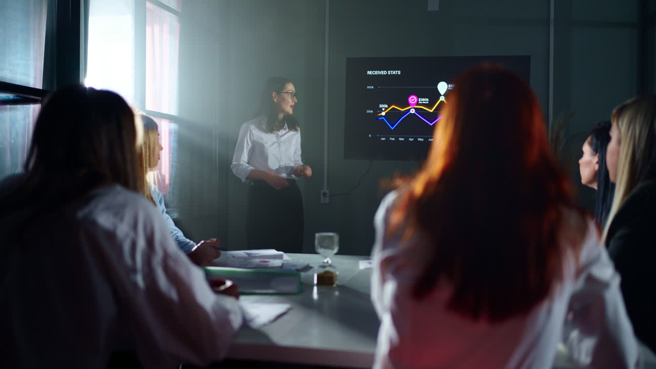 reunión de presentación de negocios