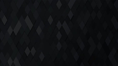 black geometric background with diamond shapes. looped animation with empty space for text.