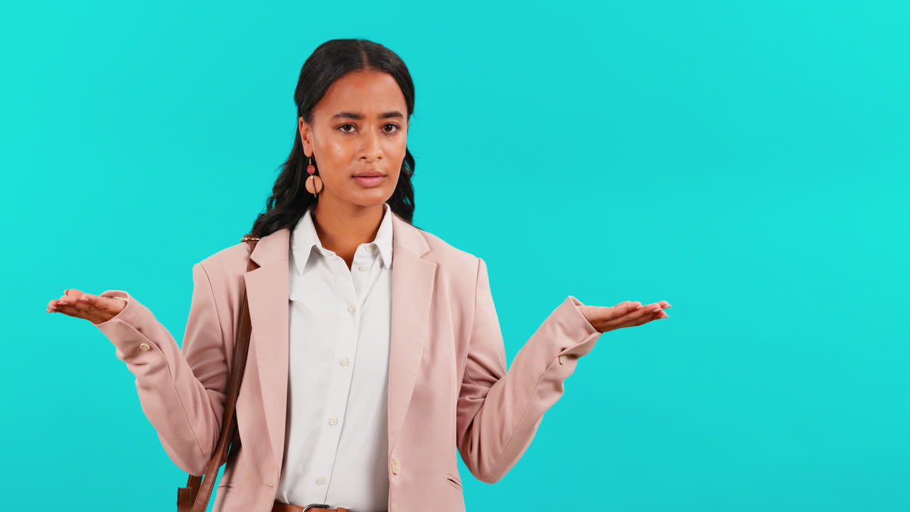 Business woman, confused face