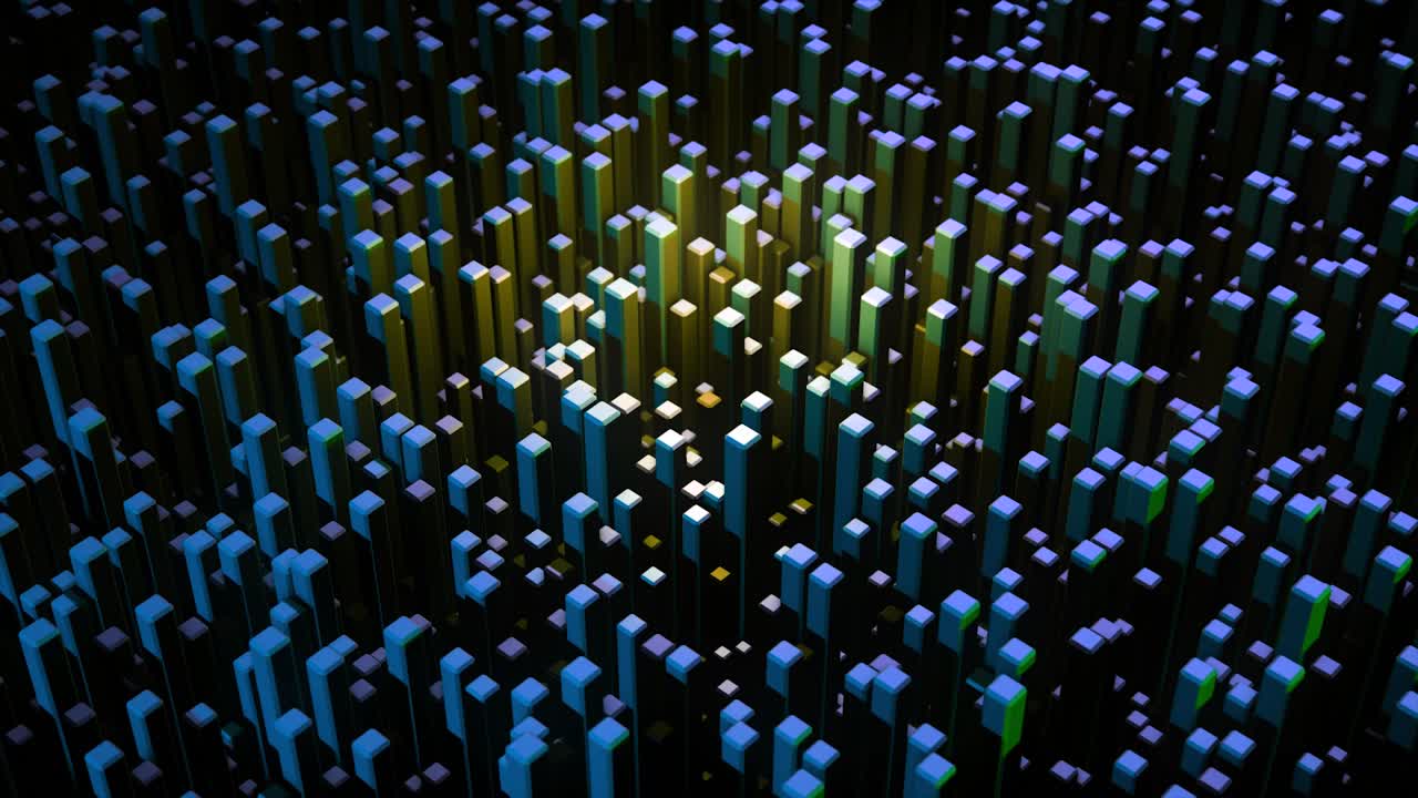 patrón de cubo 3d abstracto