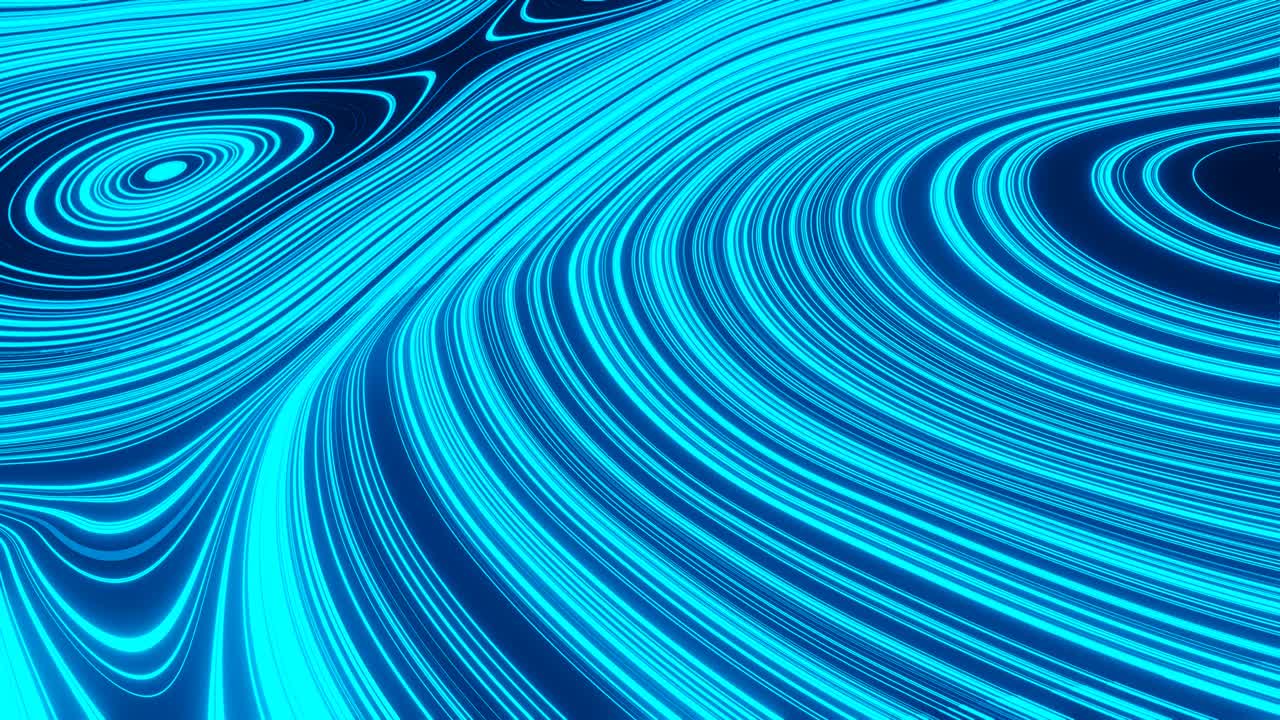 4K Seamless loop abstract waving background of topographic map