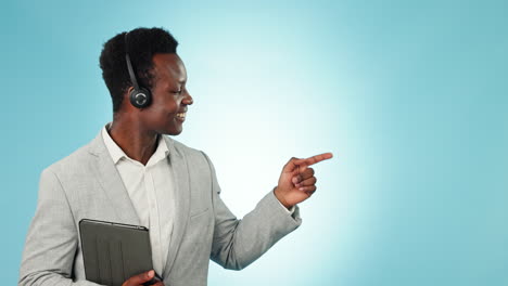 Black-man,-business-telemarketing