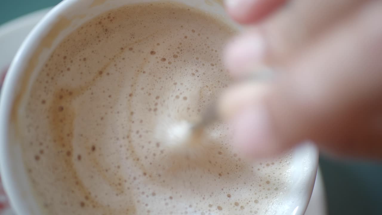 Stirring a Latte