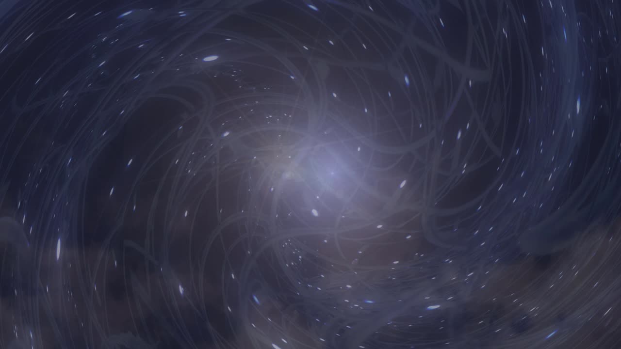 외계인 구조를 가진 판타지 우주 애니메이션