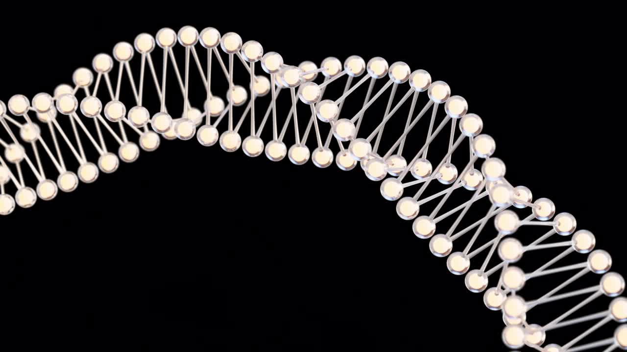 estructura de las moléculas de biología, renderización en 3d.