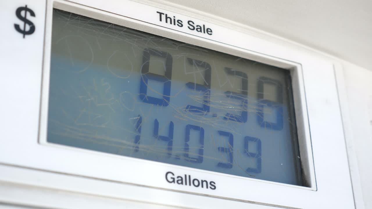 미국 캘리포니아주 로스앤젤레스의 가스 가격 인플레이션