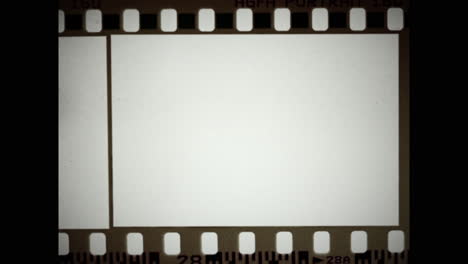 real 35mm 4x3 film frame overlay - dirty and old