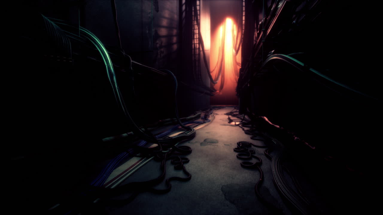 el callejón cyberpunk.