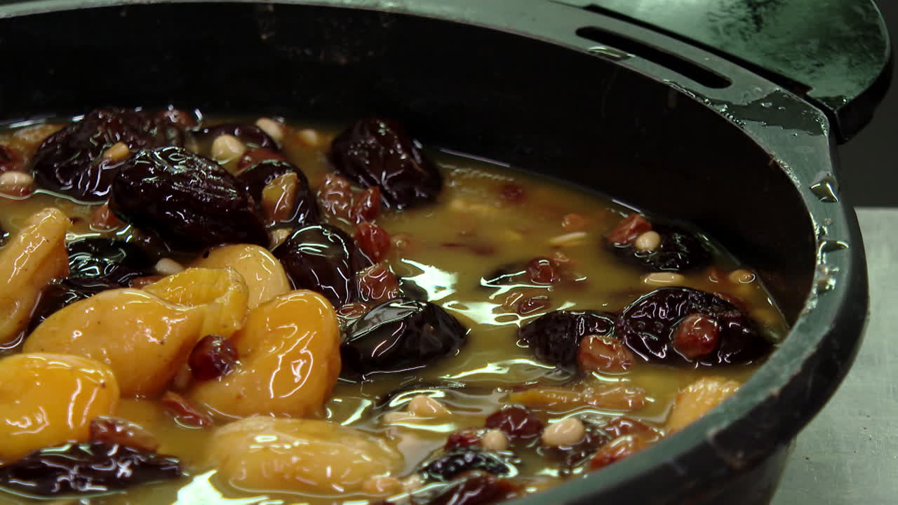 compotas de frutas secas