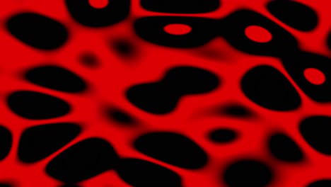 animating splotches of saturated red crimson color for background or funny texture