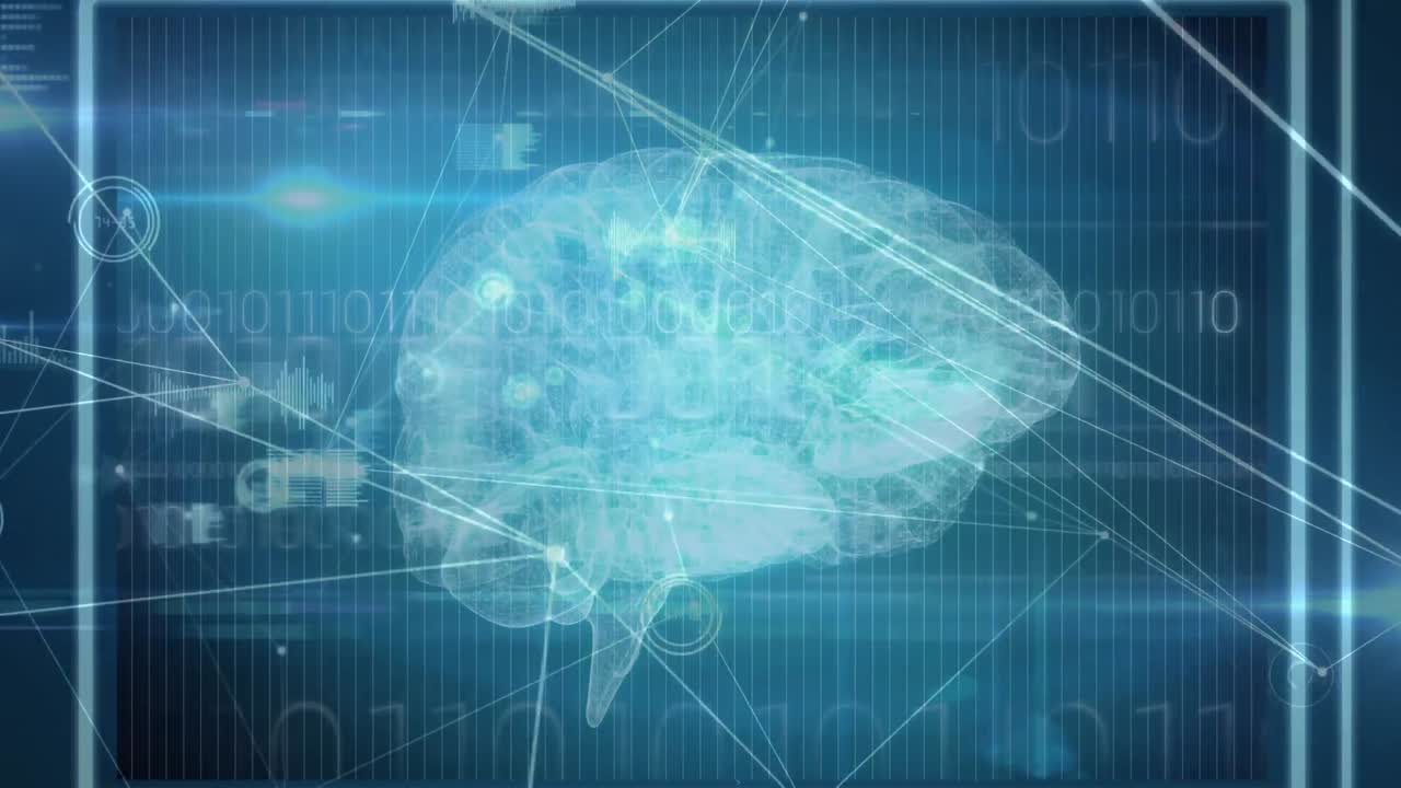 기술과 데이터 프로세싱으로 뇌의 애니메이션