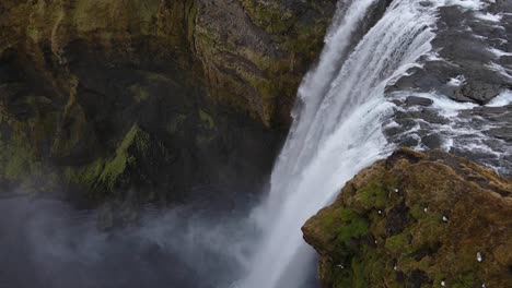 iceland waterfall skogafoss aerial drone 2.mp4