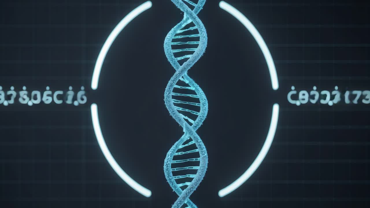ilustración de doble hélice de adn