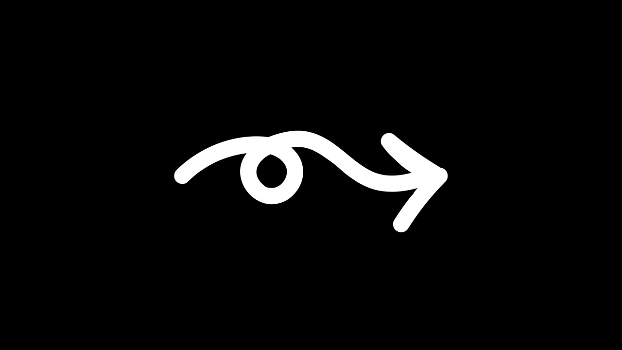Animated Hand Drawn Arrows Pointing in Various Directions