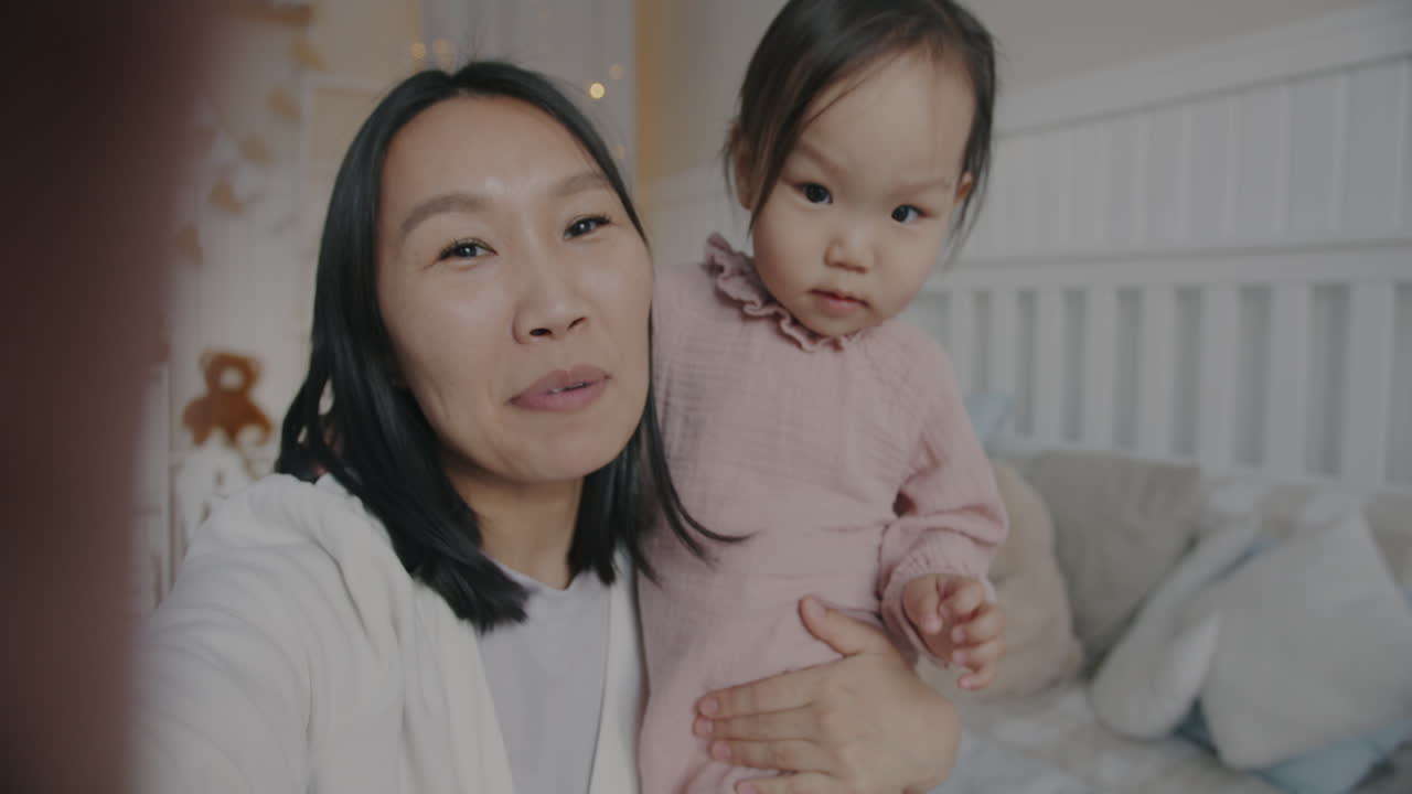 어머니와 딸 셀피