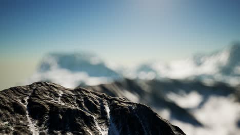 winter landscape in mountains