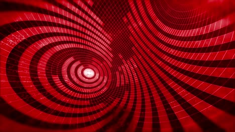 esfera roja de tecnología de datos