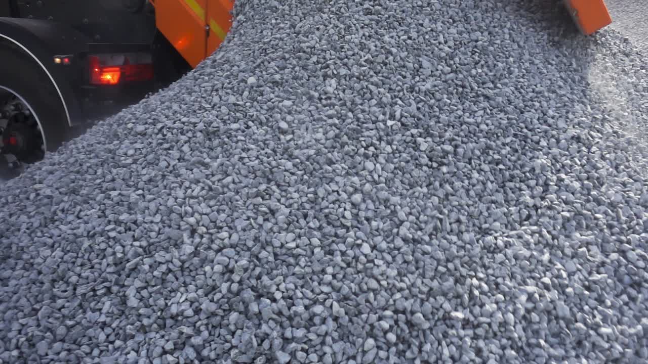 Gravel Pile on a Truck