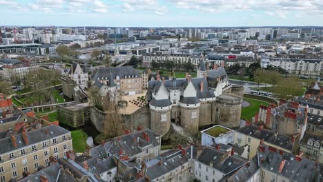 castle of dukes of brittany, nantes in france