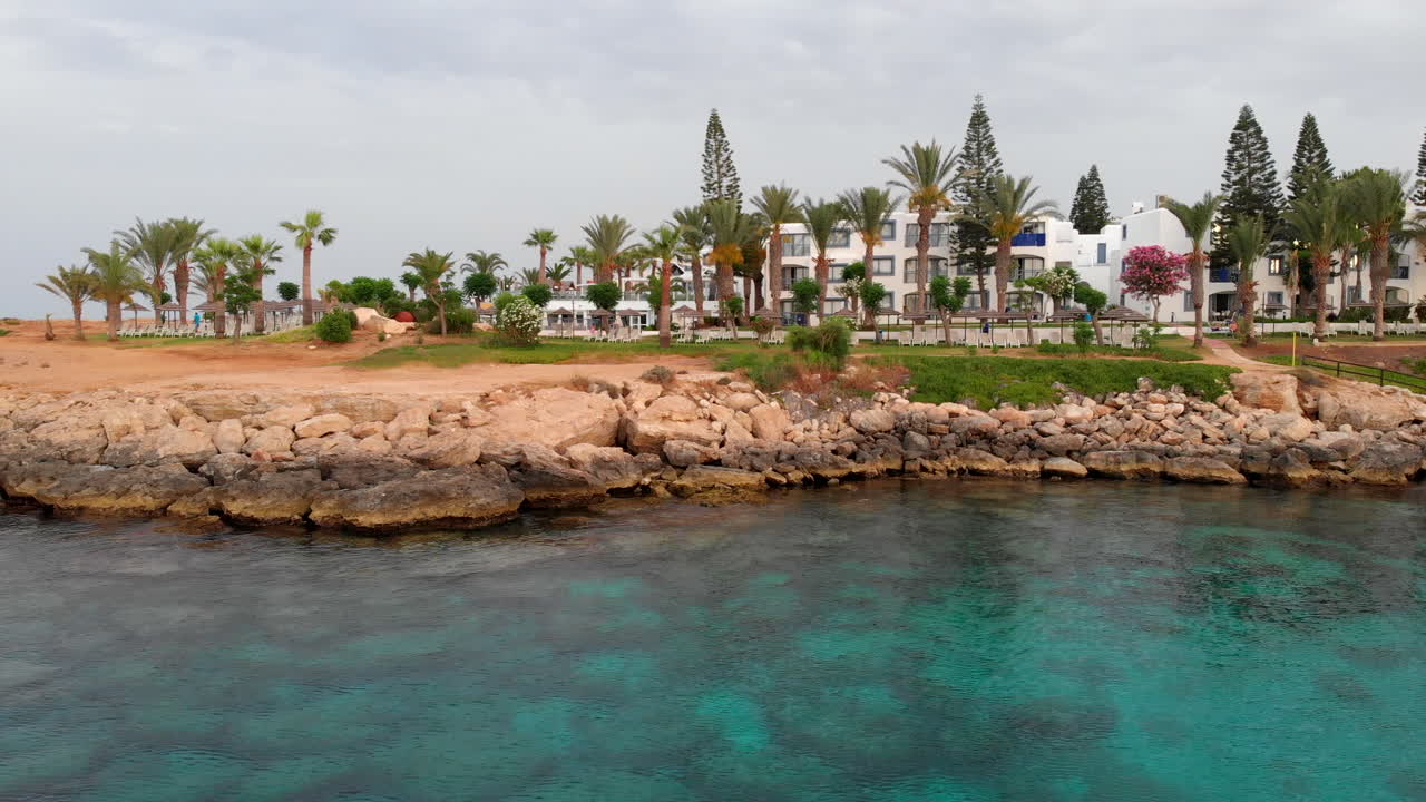 View of the Nausicaa Beach in Protaras, Cyprus