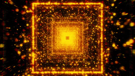 golden square tunnel animation