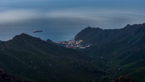 Tenerife-Anaga-sunrise-valley-timelapse