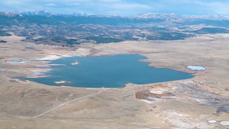 Primer-Punto-De-Recolección-De-Agua-De-Denver,-Depósito-Antero,-En-El-Condado-De-Park-Colorado,-Antena