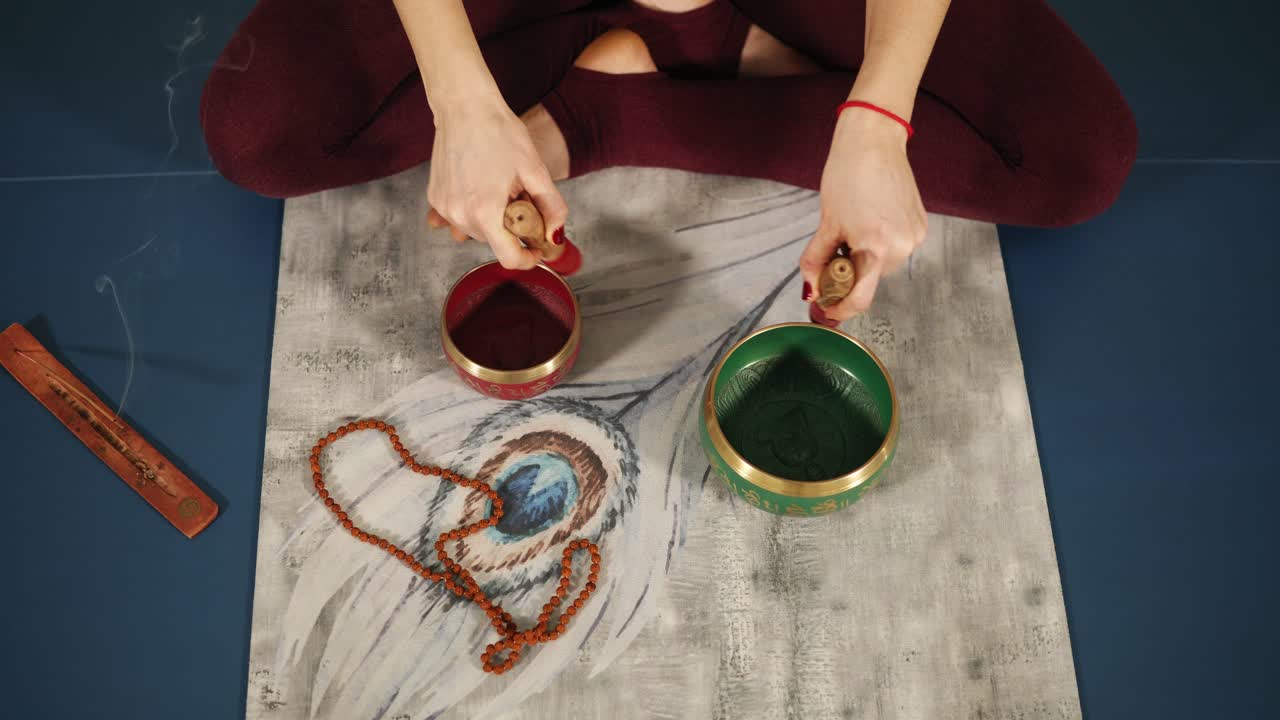 algún tipo de ritual espiritual después de la práctica de yoga para limpiar el alma y el espíritu.