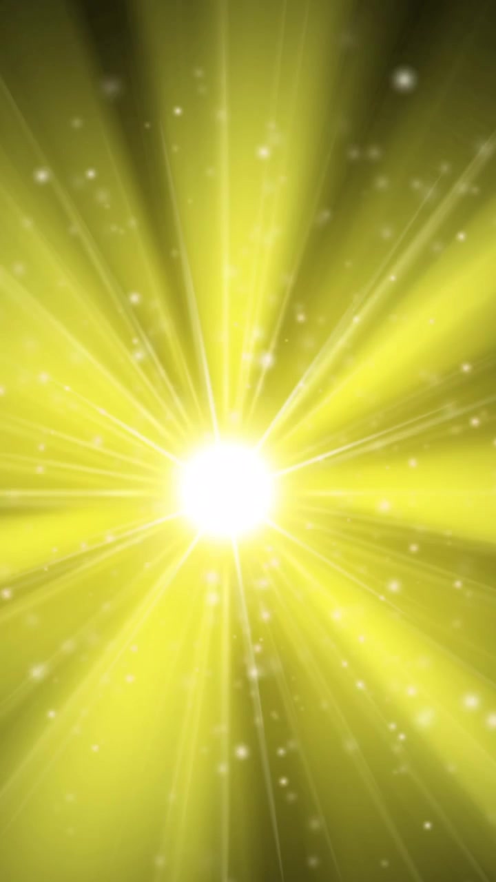 Animación de luz amarilla sobre fondo negro