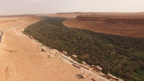 AERIAL:-Palmtree-Oasis-in-Morocco