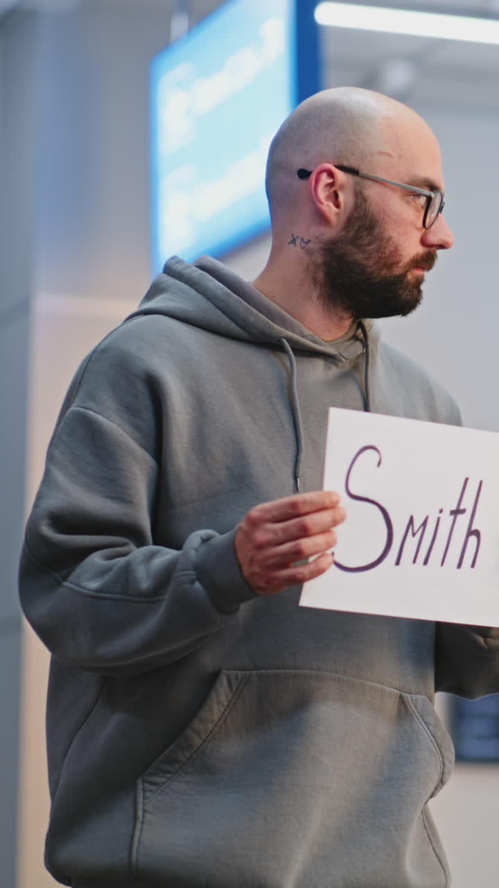 People holding signs