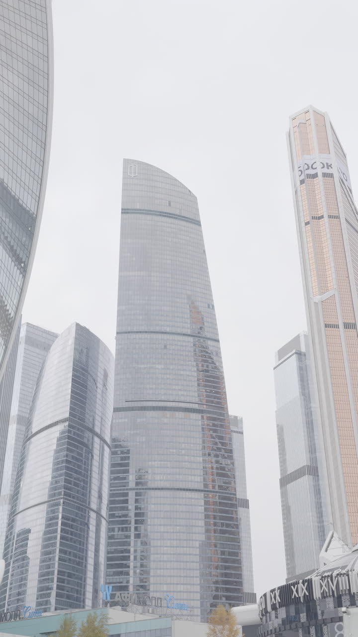 Modern Skyscrapers and Cityscapes of Moscow