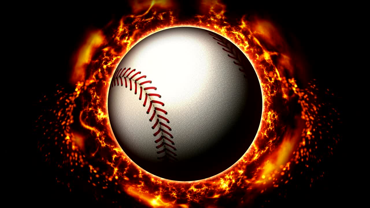 스포츠 배경, 야구, 루프 애니메이션