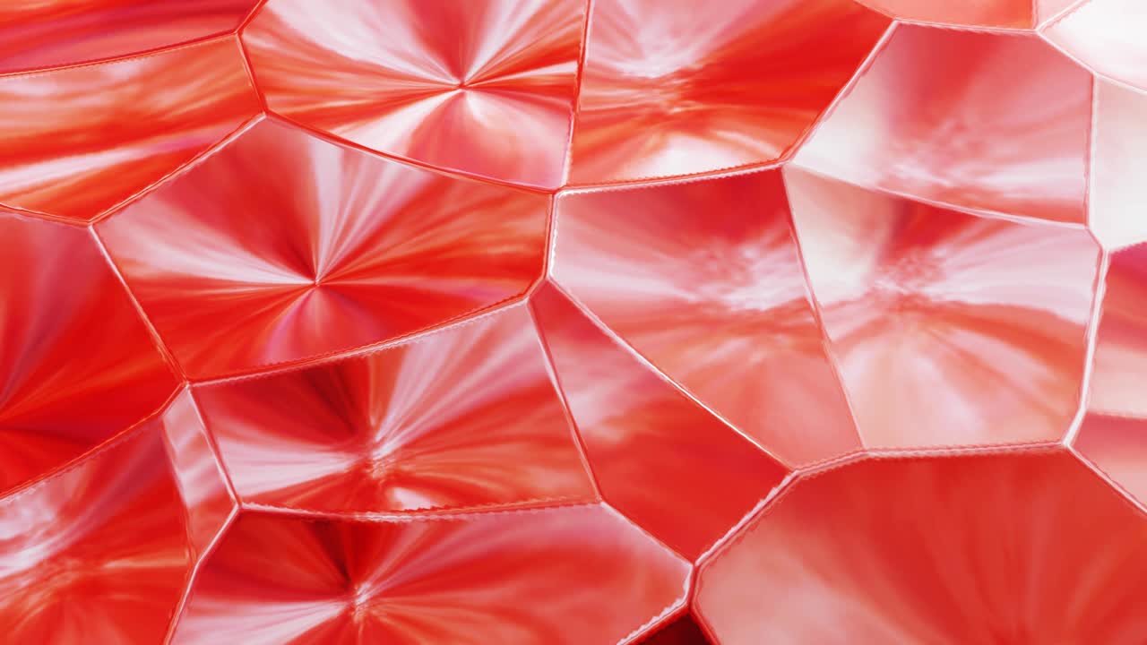 물결과 같은 액체 패턴, 루프 모션, 3d 스타일리시 추상적 인 빨간색, 파란색 표면, 아름다운 그라디언트 색상과 함께 화려한 액체 유리, 4k 트렌디한 다채로운 액체 애니메이션.