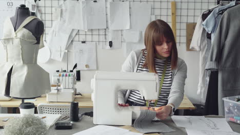 diseñador de moda en el trabajo