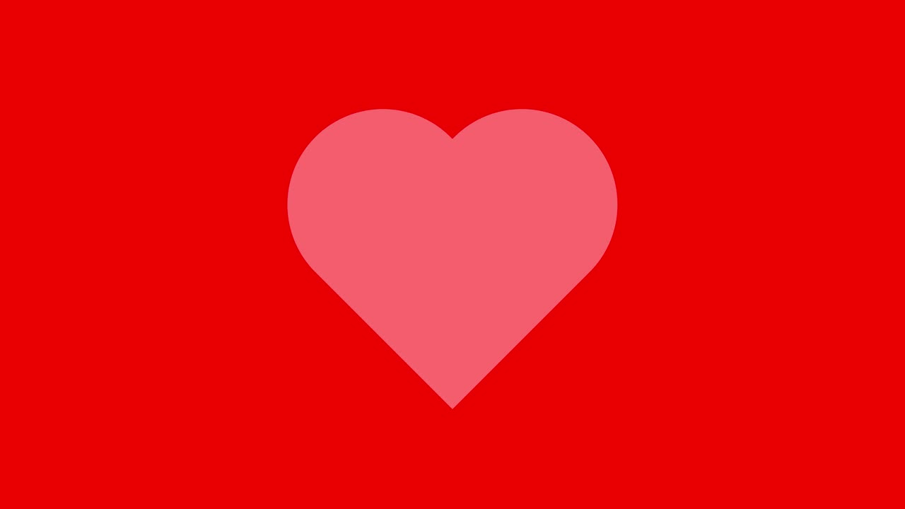 Cuori d'amore rossi che crescono.