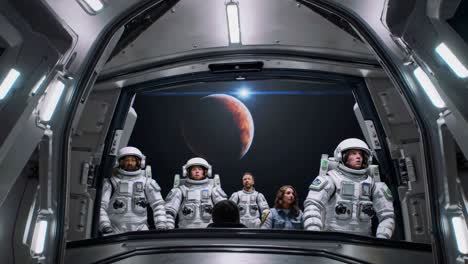 Astronauts Preparing for Launch