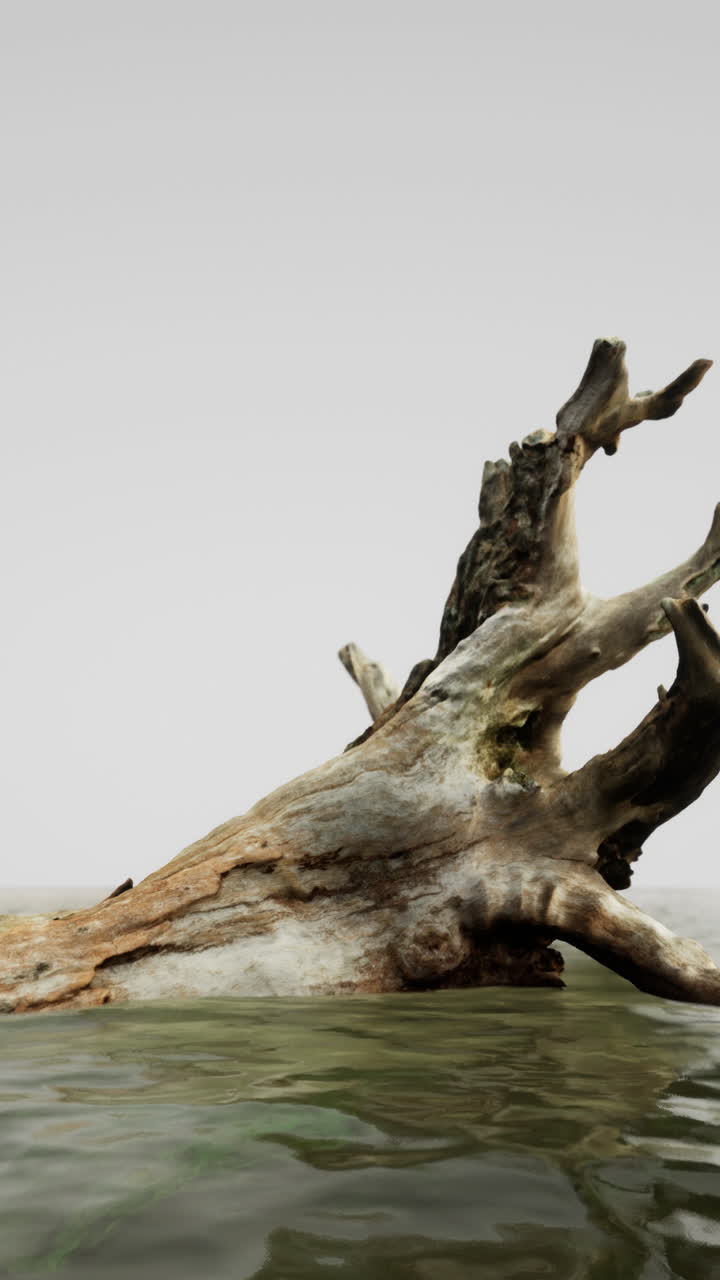물 속 의 죽은 나무
