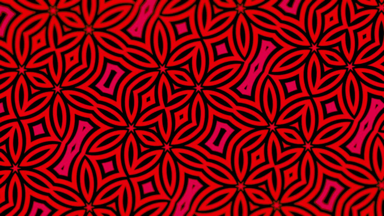 patrón de bucle hipnótico rojo y rosa