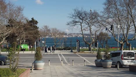 a street scene in istanbul, turkey