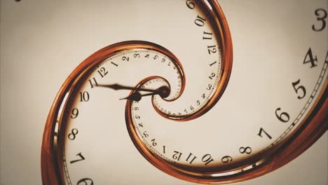 spiral clock