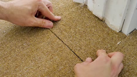 finishing carpet around doorframe trim fits perfectly