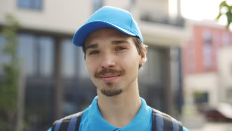 delivery person portrait