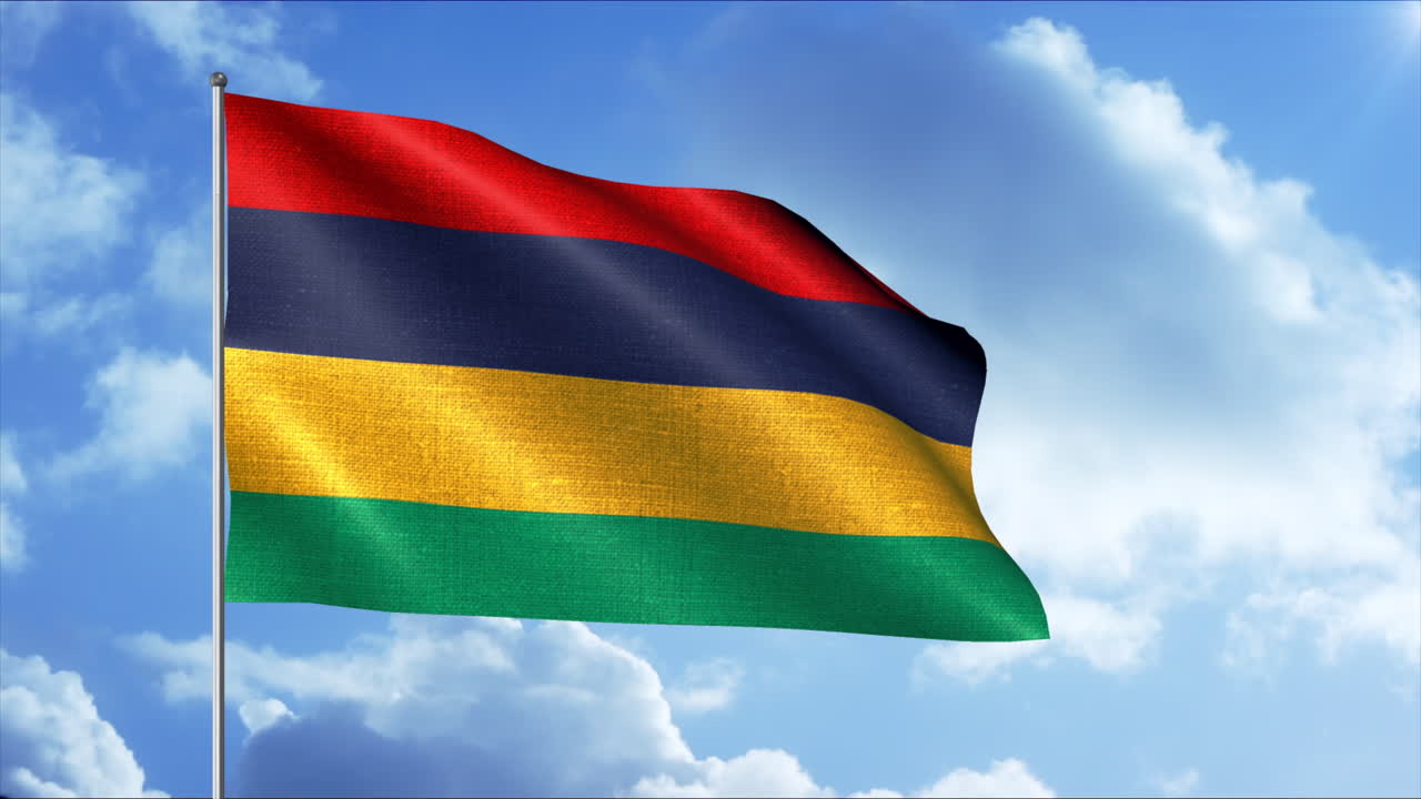 bandera de las islas mauricio
