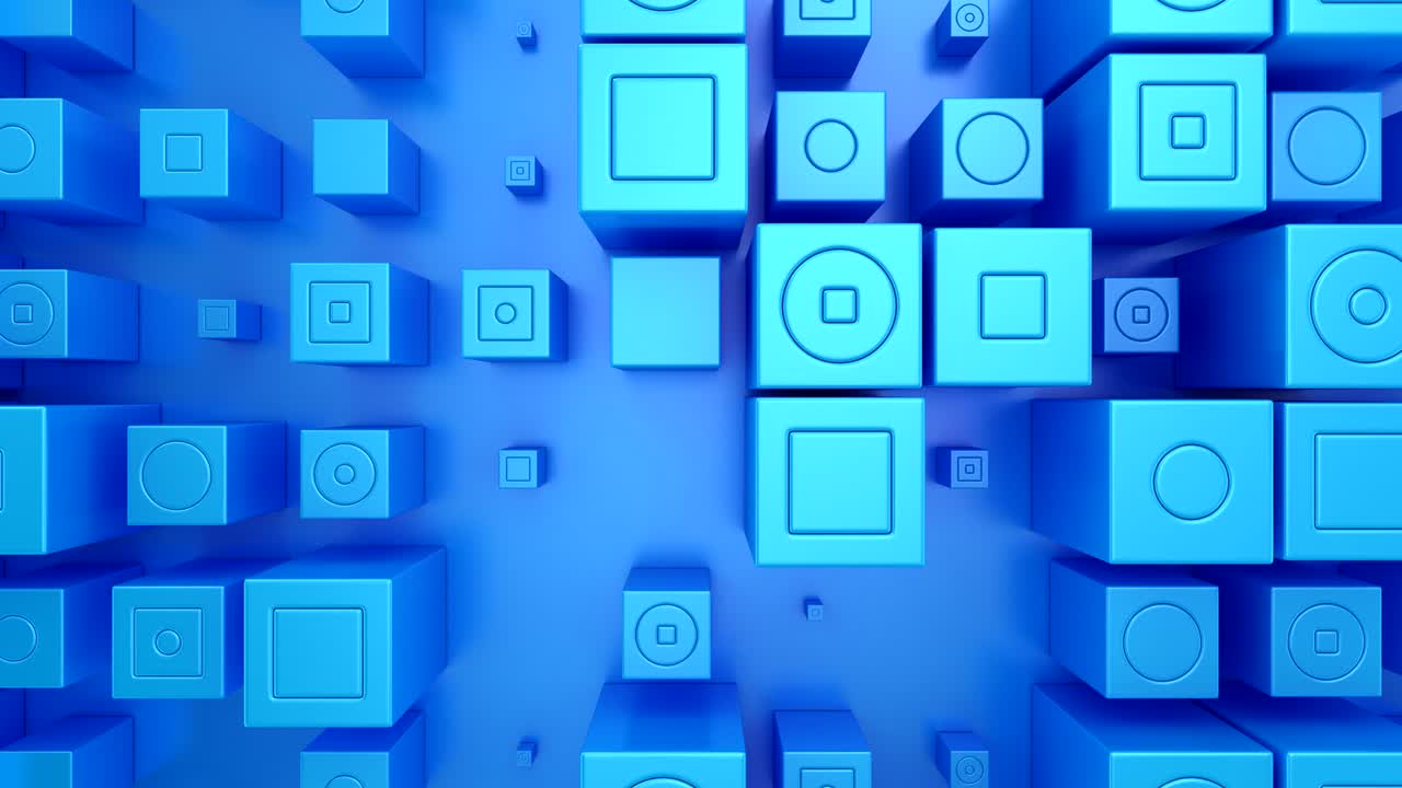 fondo de cubos animados