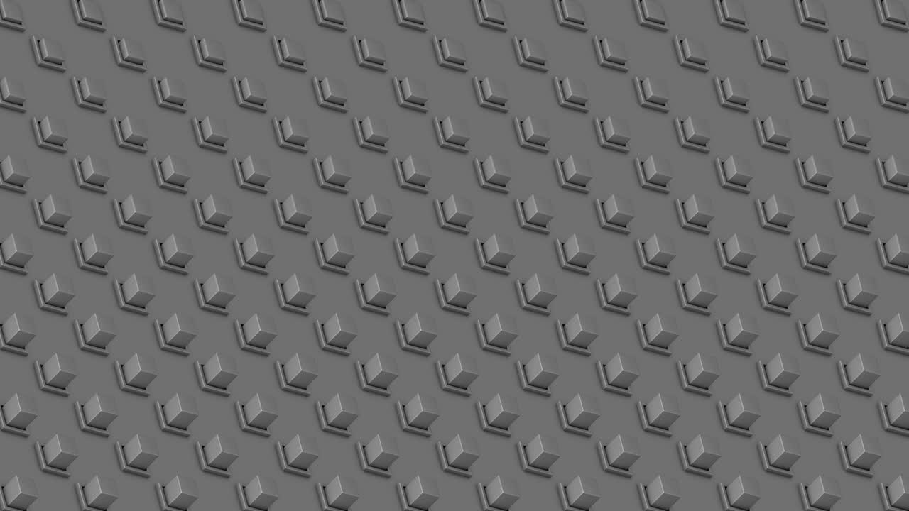 추상적인 이소메트릭 배경 회색 큐브 버튼 대각선 파동 움직임