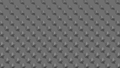 fondo isométrico abstracto cubos grises botones ondas diagonales movimiento