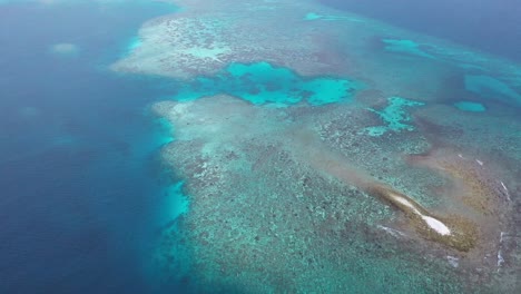 4k aerial view top view drone move over beautiful turquoise water